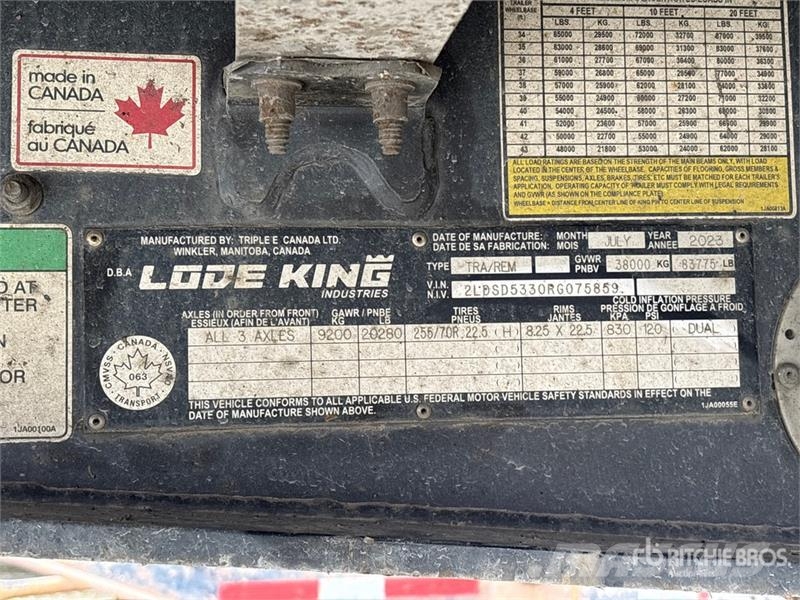 Lode King SDG533 53 ft Tri/A Step Deck Trailer (Unused) Низкорамные прицепы