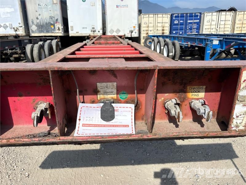 Lode King Tri/A Extendable Container Trailer Remolques portacontenedores