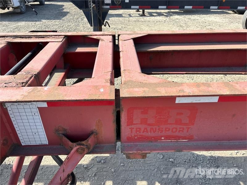 Lode King Tri/A Extendable Container Trailer Remolques portacontenedores