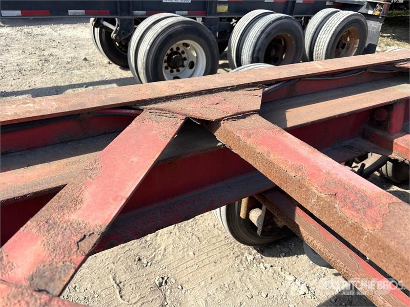 Lode King Tri/A Extendable Container Trailer Remolques portacontenedores