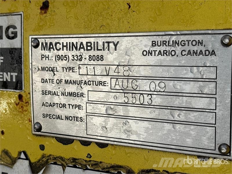 Machinability 11 ft 2 in Power-V Snow Plow - Fits Sniježne daske i plugovi