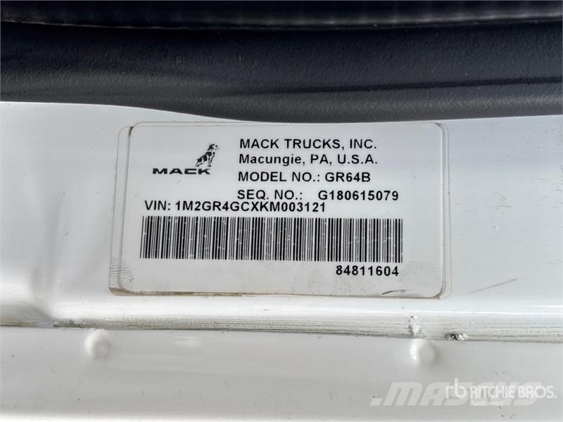 Mack Granite 6x4 T/A Dump Truck Kiper tovornjaki
