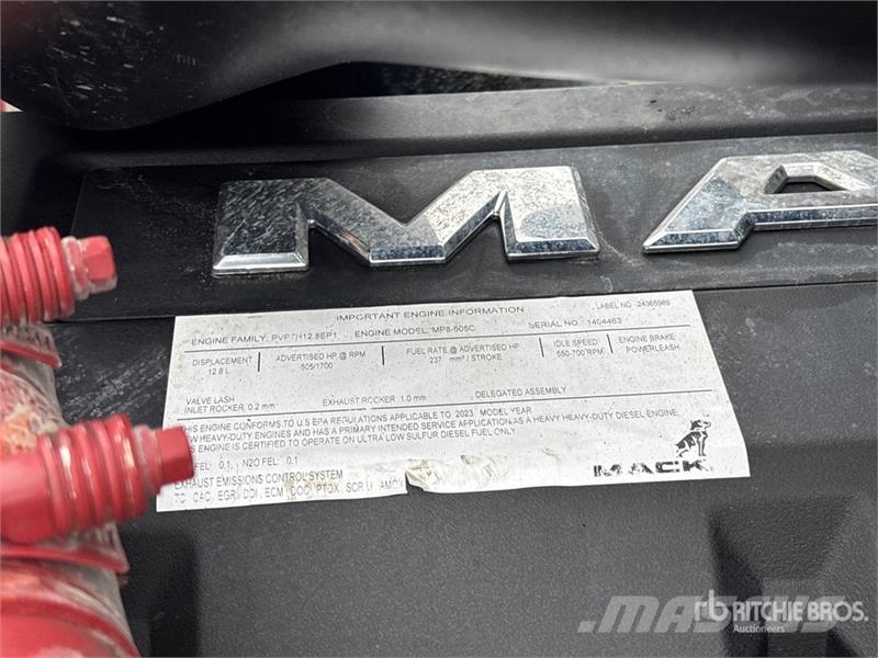 Mack Granite 6x4 Transfer T/A Dump Truck Грузовики-Самосвалы