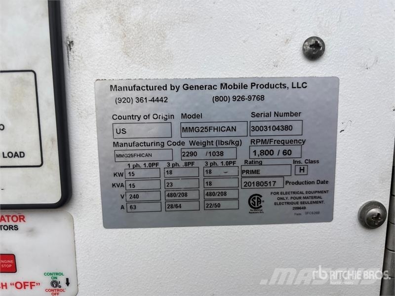 Magnum Pro 15 kW Mobile Generator Set Dizel generatori
