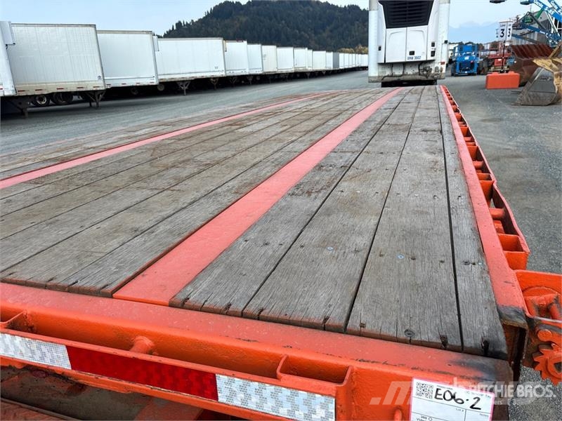 Manac 28 ft Super B-Train Pup Flatbed Trailer Прицепы-платформы/боковая разгрузка