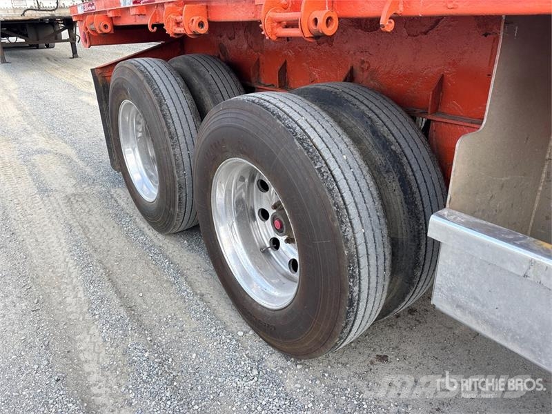 Manac 28 ft Super B-Train Pup Flatbed Trailer Прицепы-платформы/боковая разгрузка