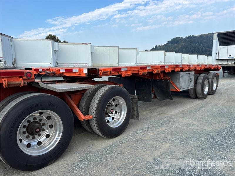 Manac 28 ft Super B-Train Pup Flatbed Trailer Прицепы-платформы/боковая разгрузка