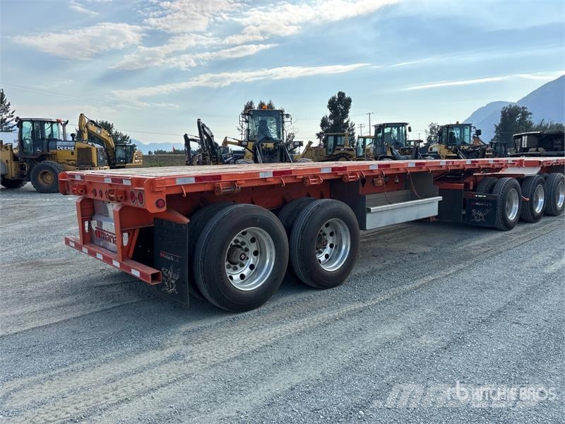 Manac 28 ft Super B-Train Pup Flatbed Trailer Прицепы-платформы/боковая разгрузка