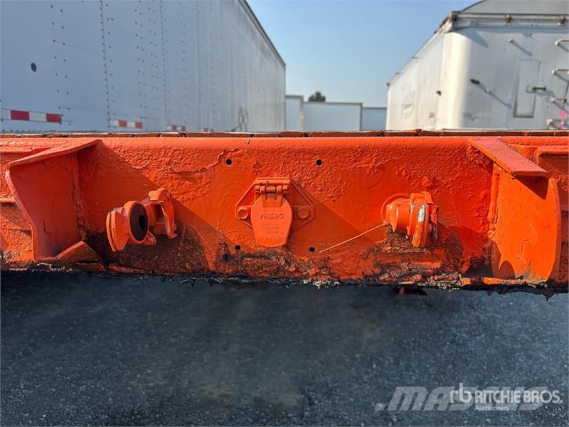 Manac 32 ft Super B-Train Lead Flatbed Trailer Platformas/izkraušana no sāniem