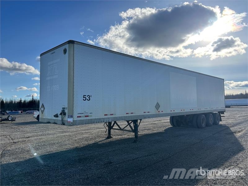 Manac 53 ft Tri/A Van Trailer Gesloten opbouw trailers