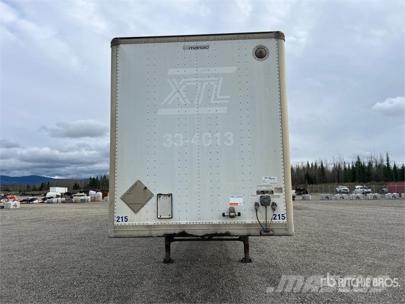 Manac 53 ft Tri/A Van Trailer Gesloten opbouw trailers