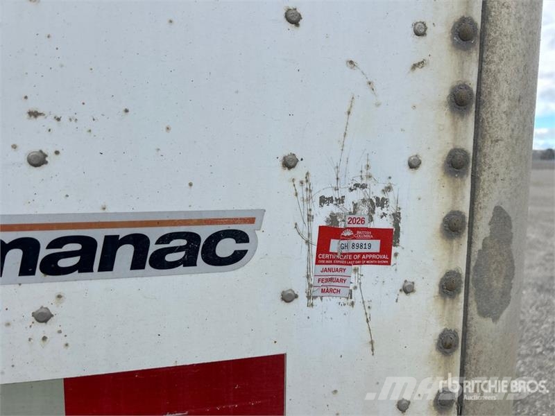 Manac 53 ft Tri/A Van Trailer Gesloten opbouw trailers