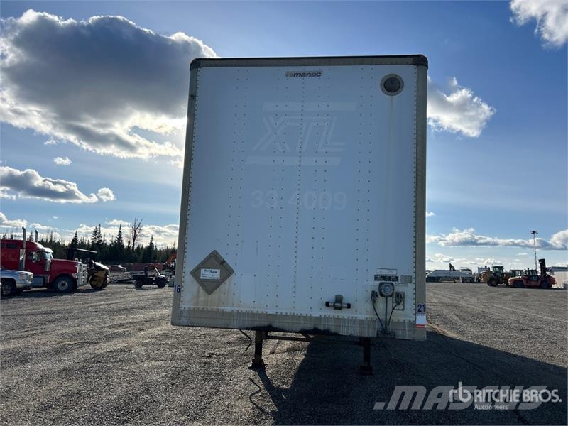 Manac 53 ft Tri/A Van Trailer Gesloten opbouw trailers