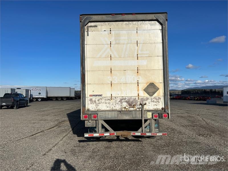 Manac 53 ft Tri/A Van Trailer Gesloten opbouw trailers
