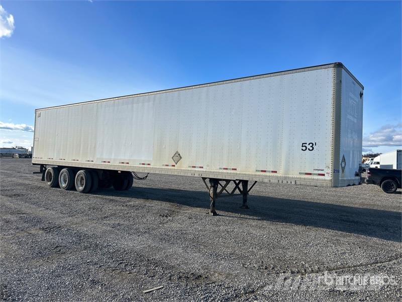 Manac 53 ft Tri/A Van Trailer Gesloten opbouw trailers