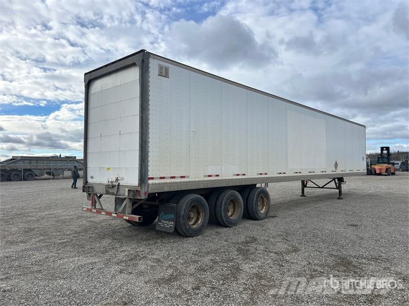 Manac 53 ft Tri/A Van Trailer Gesloten opbouw trailers