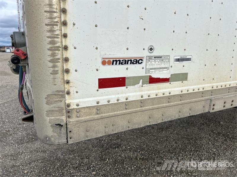 Manac 53 ft Tri/A Van Trailer Gesloten opbouw trailers