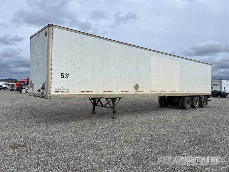 Manac 53 ft Tri/A Van Trailer Gesloten opbouw trailers