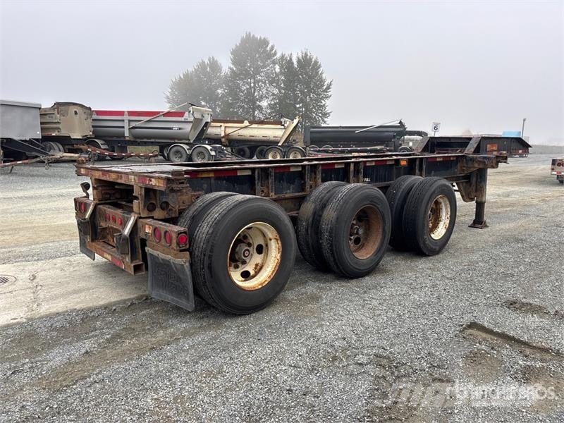 Max Atlas 20 ft Tri/A Extendable Container Trailer Konteinerių priekabos