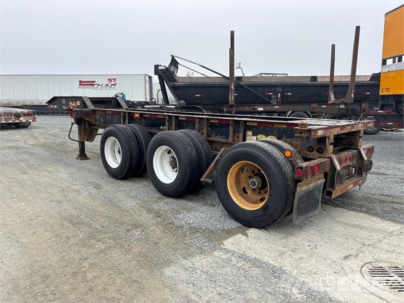 Max Atlas 20 ft Tri/A Extendable Container Trailer Konteinerių priekabos