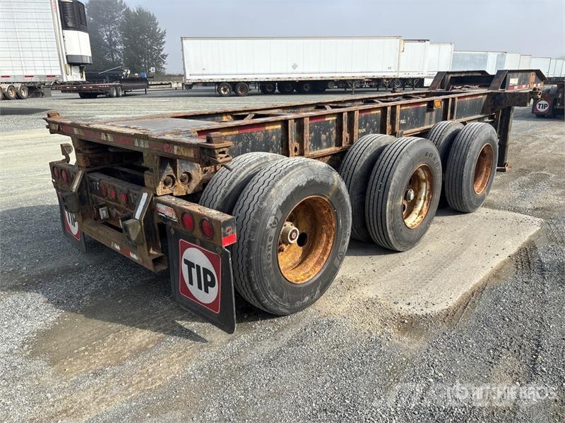 Max Atlas Extendable Container Trailer Remorque porte container