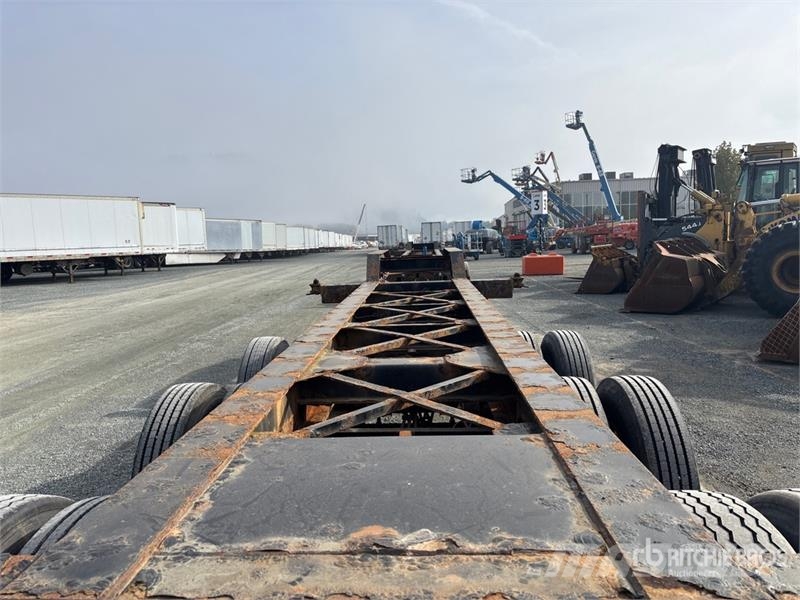 Max Atlas Extendable Container Trailer Remorque porte container