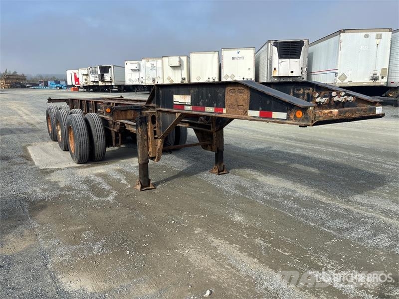 Max Atlas Extendable Container Trailer Remorque porte container