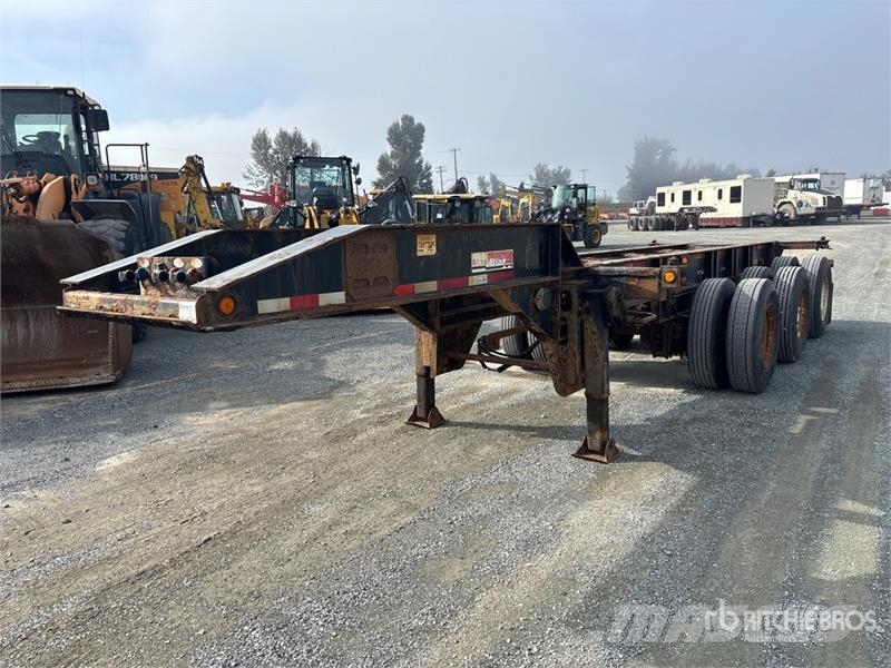 Max Atlas Extendable Container Trailer Remorque porte container