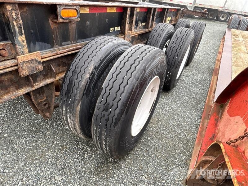 Max Atlas Tri/A Extendable Container Trailer Remorque porte container