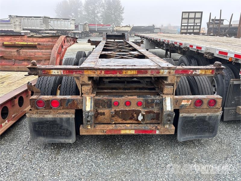 Max Atlas Tri/A Extendable Container Trailer Remorque porte container