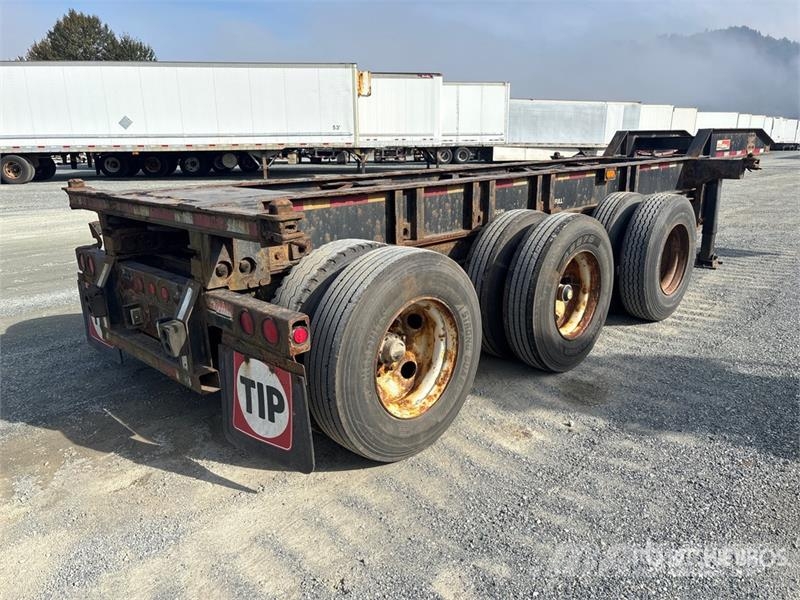 Max Atlas Tri/A Extendable Container Trailer Remorque porte container