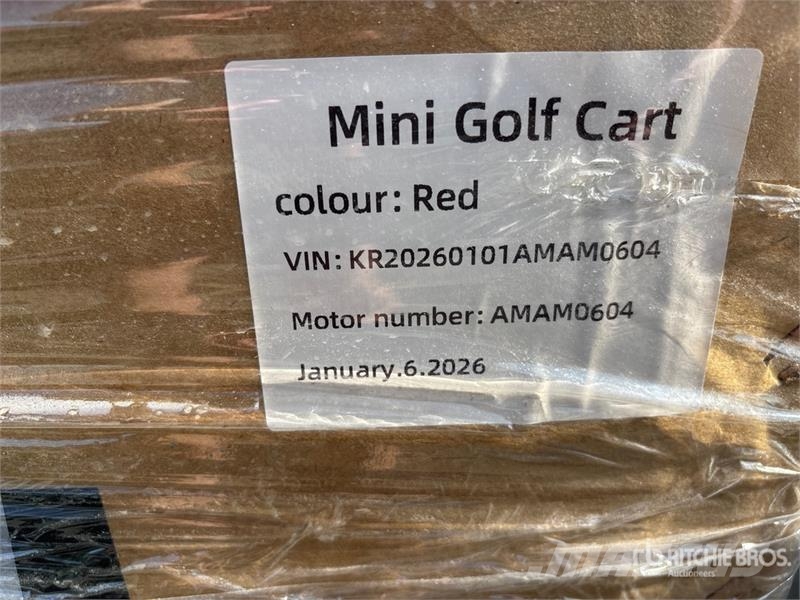  MGC40-RED 3 TT E-Trike Mini Scooter (Unused) مركبات لجميع التضاريس
