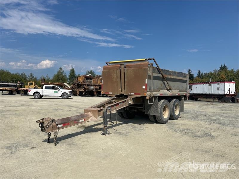Midland 14 ft T/A Pup Dump Trailer Damperli römorklari