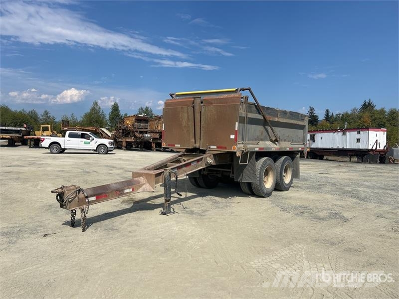 Midland 14 ft T/A Pup Dump Trailer Damperli römorklari