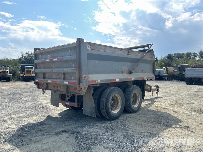 Midland 14 ft T/A Pup Dump Trailer Damperli römorklari