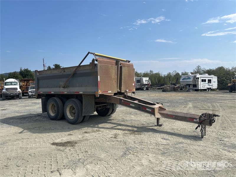 Midland 14 ft T/A Pup Dump Trailer Damperli römorklari