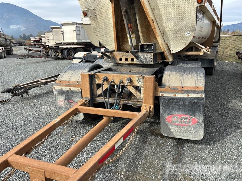Midland 24 ft 3 in Quad/A Turntable End Dump Trailer 티퍼 트레일러