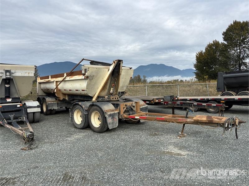 Midland 24 ft 3 in Quad/A Turntable End Dump Trailer 티퍼 트레일러