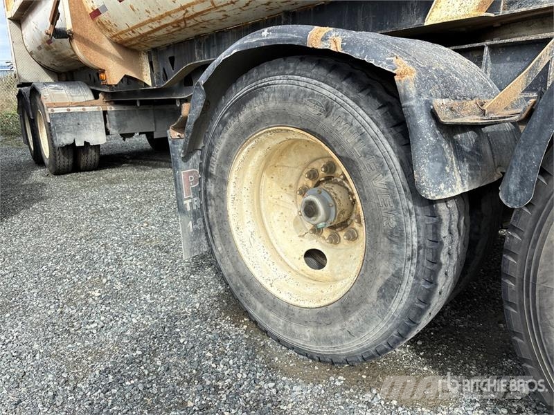 Midland 24 ft 3 in Quad/A Turntable End Dump Trailer 티퍼 트레일러