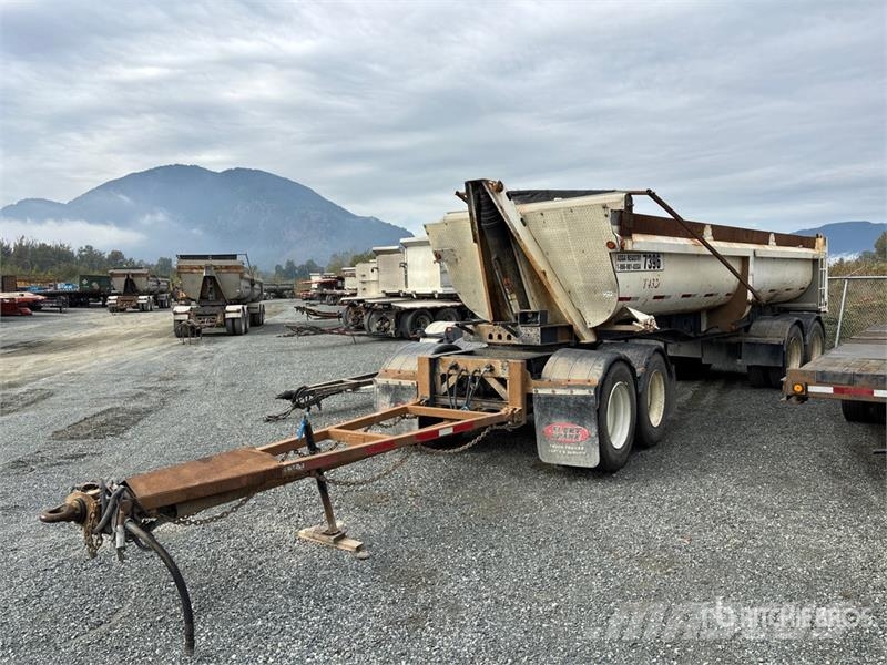 Midland 24 ft 3 in Quad/A Turntable End Dump Trailer 티퍼 트레일러