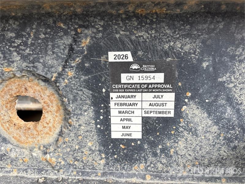 Midland 24 ft 3 in Quad/A Turntable End Dump Trailer 티퍼 트레일러