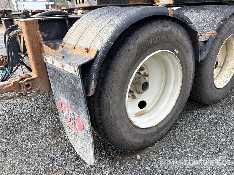 Midland 24 ft 3 in Quad/A Turntable End Dump Trailer 티퍼 트레일러