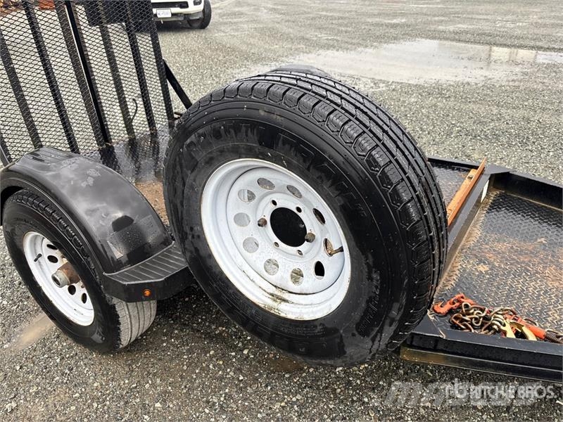  Miska 4X7UT 7 ft S/A Equipment Trailer Vehicle transport trailers