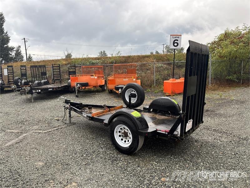  Miska 4X7UT 7 ft S/A Equipment Trailer Vehicle transport trailers