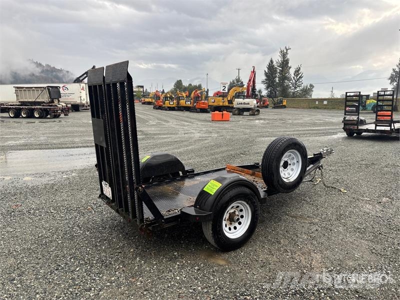  Miska 4X7UT 7 ft S/A Equipment Trailer Vehicle transport trailers
