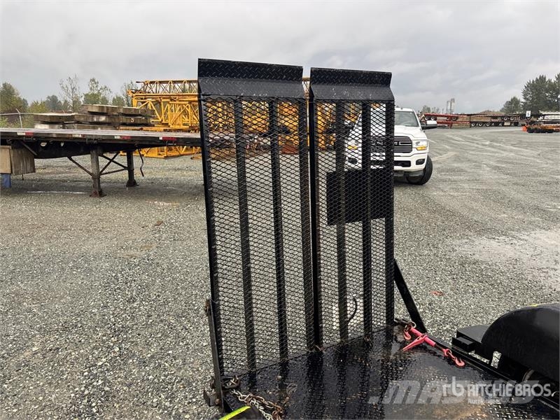  Miska 4X7UT 7 ft S/A Equipment Trailer Vehicle transport trailers