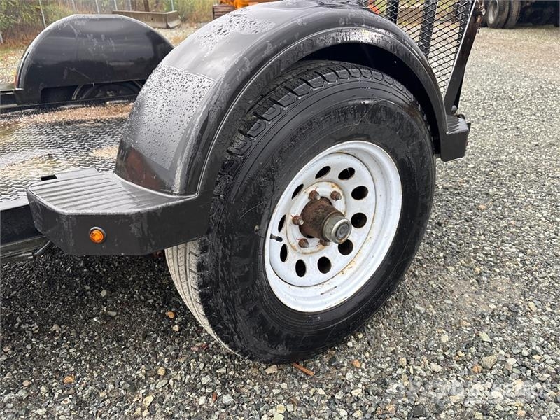  Miska 4X7UT 7 ft S/A Equipment Trailer Vehicle transport trailers