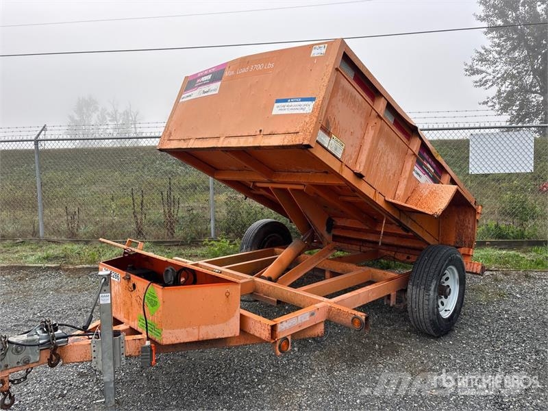 Miska 58 8 ft 6 in S/A Dump Utility Trailer Remorque benne