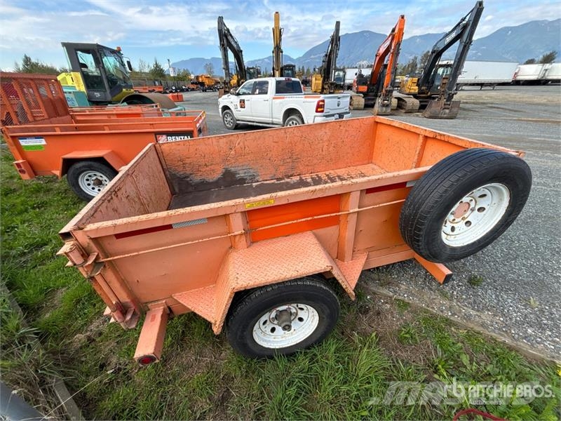 Miska 58 8 ft 6 in S/A Dump Utility Trailer Kipper