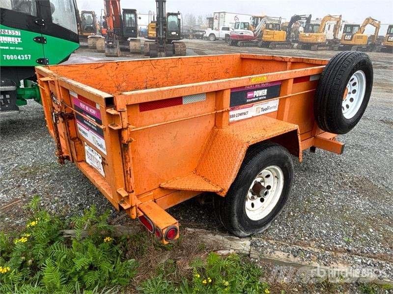 Miska 58 8 ft 6 in S/A Dump Utility Trailer Remorque benne
